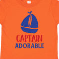 thumbnail image 4 of Inktastic Captain Adorable, Sail Boat, Sailing - Red Blue Boys Toddler T-Shirt, 4 of 5