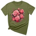 thumbnail image 2 of Pntutb T-Shirt à Manches Courtes Imprimé Col Rond Mode pour Femmes Chemise Décontractée Ample, 2 of 3