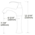 thumbnail image 2 of American Imaginations AI-28776 Deck Mount CUPC Approved Lead Free Brass Faucet In Brushed Nickel Color, 2 of 2