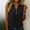 Black, variant on BUIGTTKLOP Tank Tops for Women Sleeveless Shirts Button up V Neck Dressy Casual Blouses Pleated Tunic Tops
