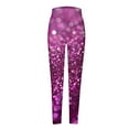 thumbnail image 5 of Feancey Mardi Gras Workout Leggings for Women Seamless Scrunch Tights Tummy-Control Yoga Sport Leggings Trendy Sequin Print Carnival Party Skinny Pants Multicolor XL, 5 of 6