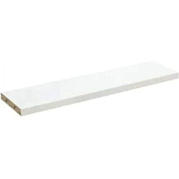 14W x 3D x 0.5" Thick Shelf W16 White Finish Wood Medicine Cabinet