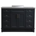 thumbnail image 3 of Bellaterra Home  49 in. Single Round Sink Vanity with Granite Top, Dark Gray & Gray, 3 of 15