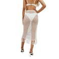 thumbnail image 5 of Liacowi Women Crochet Skirt Hollow Out Cover Up Skirt Knitted Mini Short Beach Cover Ups Summer Swim Bikini Coverups Dress, 5 of 6