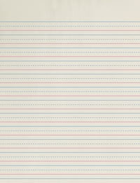 1-1/8 Inch Ruled 10-1/2 x 8 Inches White 500 Sheets School Smart Zaner-Bloser Paper 085328 1 Pack 