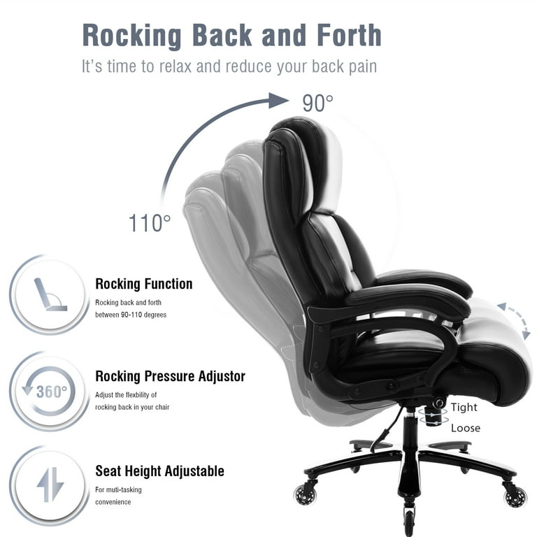 Amazon Colamy 400lbs Big And Tall Office Chair- Adjustable Lumbar
