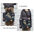 thumbnail image 6 of FORMRS 16" Laptop Sleeve Bag Carrying Case with Handle Travel Shoulder Briefcase, Astronaut Space, 6 of 8