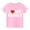 Pink, variant on Lilgiuy Toddler Valentine's Day Shirts Boys Girls Trendy Letter Graphic T-Shirt Casual Short Sleeve Crewneck Comfortable Tee Tops for Matching Jeans Shorts (Gray)