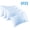 Blue Textured Pillow (4PC), variant on Firm Support Pillow 4-Pack, Hotel-Grade Cool Touch, Premium Fiber Fill for Back, Stomach, Side Sleepers | Valentine's & Presidents' Day Gift
