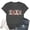 Grey, variant on Women Shirts Casual Plus Size Easter's Day Rabbit Tops Egg Short Sleeve T Shirt Trendy Blouse Clothes for Womens