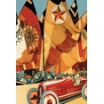 thumbnail image 1 of Sailboat and Automobile-Fine Art Canvas Print (20" x 30"), 1 of 1