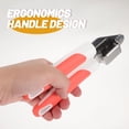 thumbnail image 6 of Luxshiny Red Manual Garlic Press 20x6CM for Home Kitchen Use, Certified Quality, 1 Pack Garlic Crusher, 6 of 8