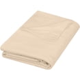 thumbnail image 1 of Sábana plana Utopia Bedding, doble, beige, suave microfibra cepillada, 1 of 7