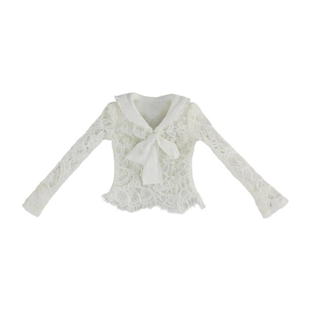 Ropa para figura de acción 1/6, accesorios de disfraz para muñeca, top de encaje , accesorio de moda para fotografía, ropa en miniatura para fig