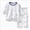 A4-Blue, variant on Unisex Kids Pajamas Set Long Sleeve Cotton Sleepwear Lounge Set 6-12 Months 12-24 Months 2t 3t 4t 5t 6t 7t 8t 9t Children(Green,6-12 Months)