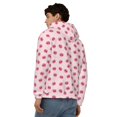 thumbnail image 4 of Wukai Cute Pig Nose Print Men's Zip-Up Hoodie,Fleece Full-Zip Hoodie for Men, Hooded Sweatshirt-Large, 4 of 5