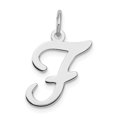thumbnail image 1 of 925 Sterling Silver Dainty Letter F Initial Name Monogram Necklace Charm Pendant, 1 of 6