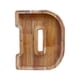 thumbnail image 2 of Lata de ahorros de madera con letras en inglés, lata de ahorros de vidrio transparente, alcancía, 2 of 6