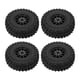 thumbnail image 2 of Juego de 4 ruedas y neumáticos de repuesto antideslizantes negros de 74 mm para camiones y vehículos de control remoto. Accesorios de modificación de, 2 of 9