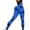 Blue, variant on Hvyesh Women High Waisted Leggings Tummy Control Workout Yoga Pants Trendy Hollow Out Athletic Running Pants Lightweigt Butt Lifting Yoga Leggings