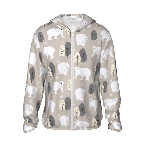 Balery winter Snowflake beer Sudadera ligera de manga larga con capucha y protección solar UPF 50+ para hombre y mujer, ideal para pesca y running-XX-Large