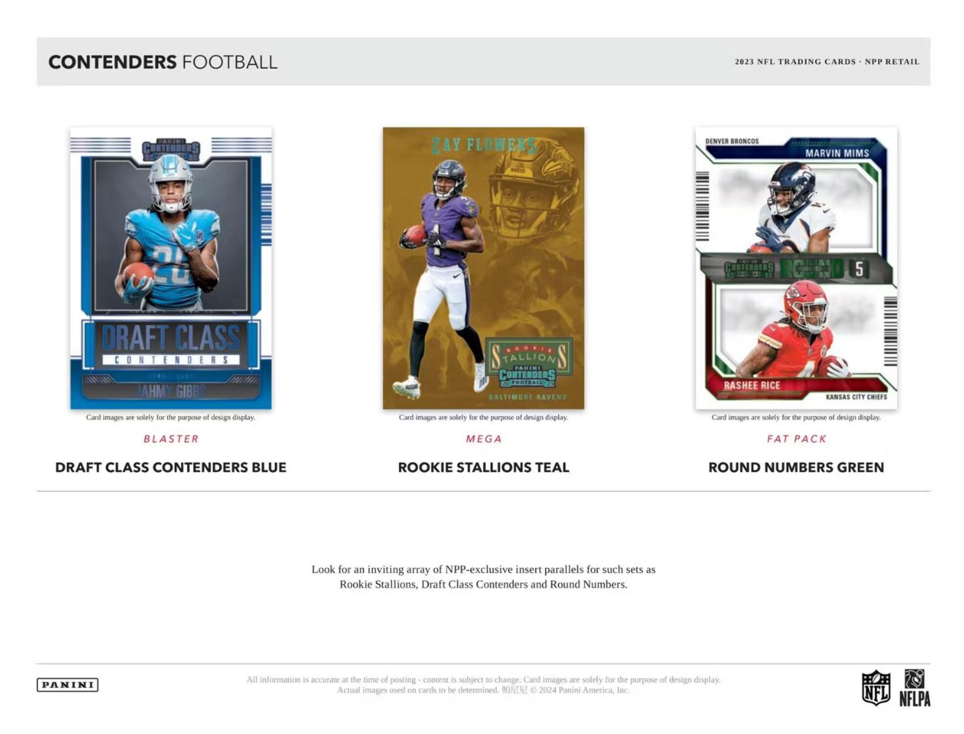 2023 Panini Contenders Football Blaster Box