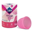 thumbnail image 1 of Copa menstrual Saba v-cup reusable chica flujo moderado 1 pza, 1 of 4