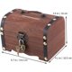 thumbnail image 3 of Alcancía de madera retro con forma de cofre del tesoro, caja de madera pequeña antigua, alcancía decorativa, caja de almacenamiento para ahorrar dinero, regalo de boda, decoración del hogar, 3 of 5