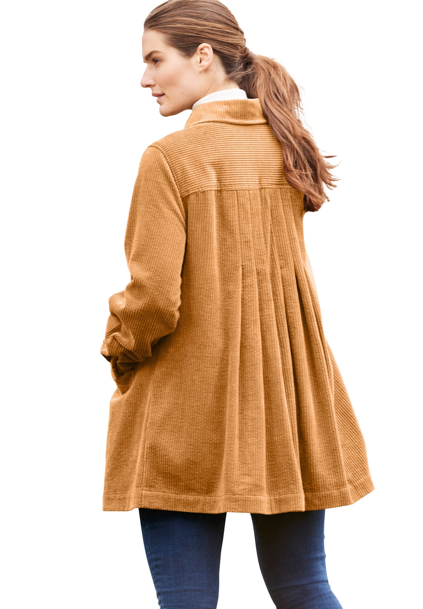 corduroy jacket womens plus size