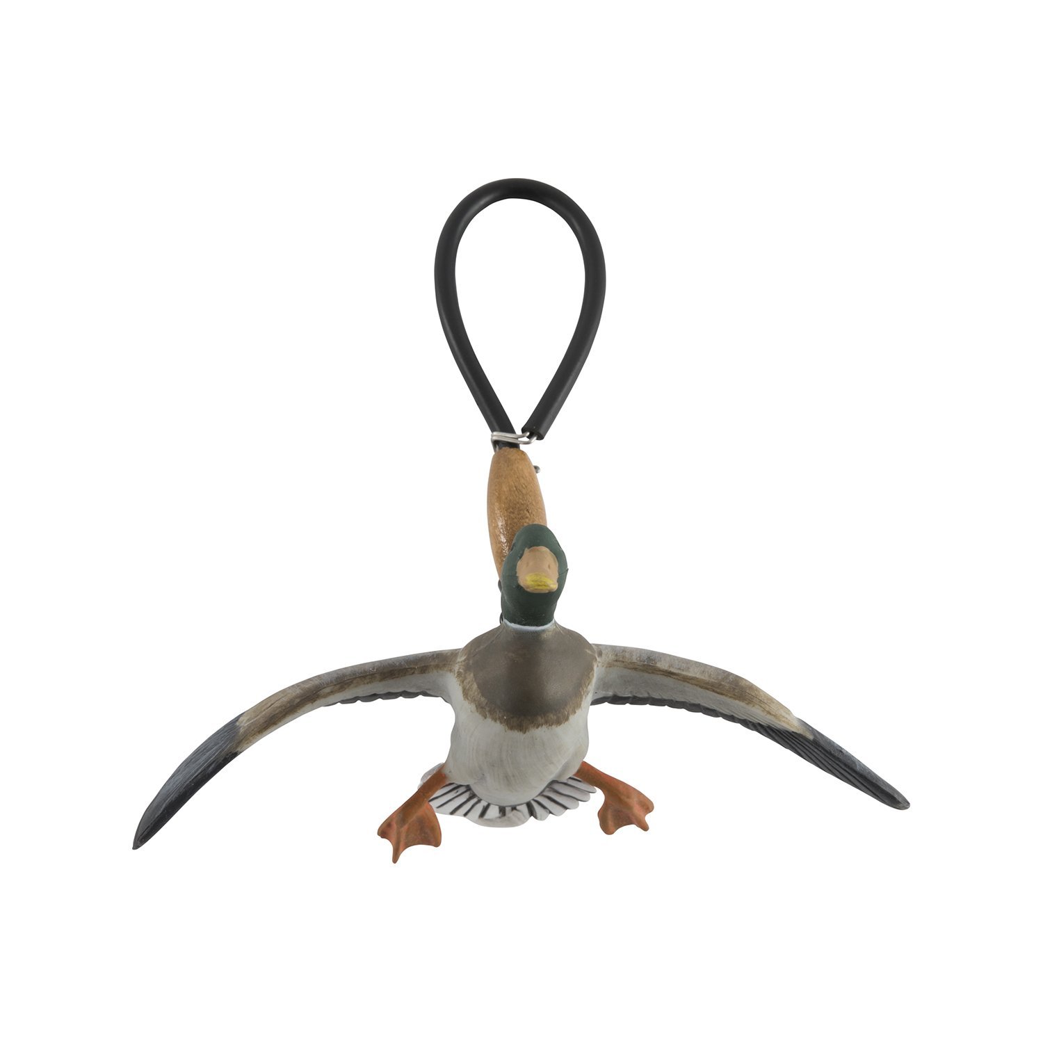 Interior Big Rack Shedz Flying Mallard Duck Figurine Rear View Mirror