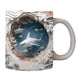 thumbnail image 1 of Taza de café de cerámica con asa - Taza de viaje de 350 ml para té y chocolate caliente - Apto para lavavajillas y microondas - Regalo único para las fiestas, 1 of 1