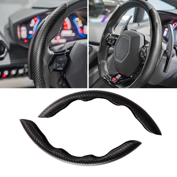 Funda antideslizante para volante, 2 piezas Funda para volante Agarre para volante Embellecedor para volante De primera línea
