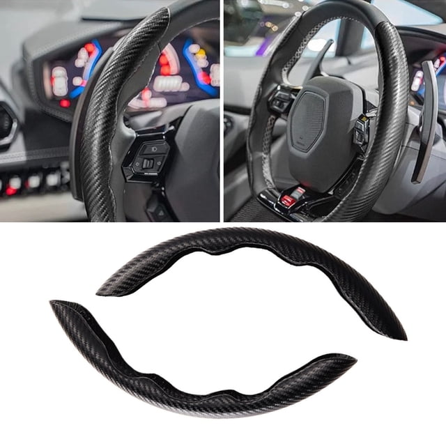 Funda antideslizante para volante, 2 piezas Funda para volante Agarre para volante Embellecedor para volante De primera línea