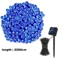 thumbnail image 2 of Guirnaldas de luces solares de 72 pies, 200 LED, 8 patrones, luces de hadas para jardín, patio, cerca, balcón, exterior, 2 of 5