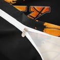 thumbnail image 4 of Castle Fairy Orange Basketball Initial K Twin Duvet Cover, Abstract Watercolor Splash Twin Bedding, Black Orange,Black Reversible,2pcs,1 Duvet Cover and 1 Pillowcase, 4 of 6