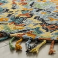 thumbnail image 2 of SAFAVIEH Blossom Everitt Floral Wool Fringed Area Rug, Blue/Multi, 5' x 8', 2 of 5