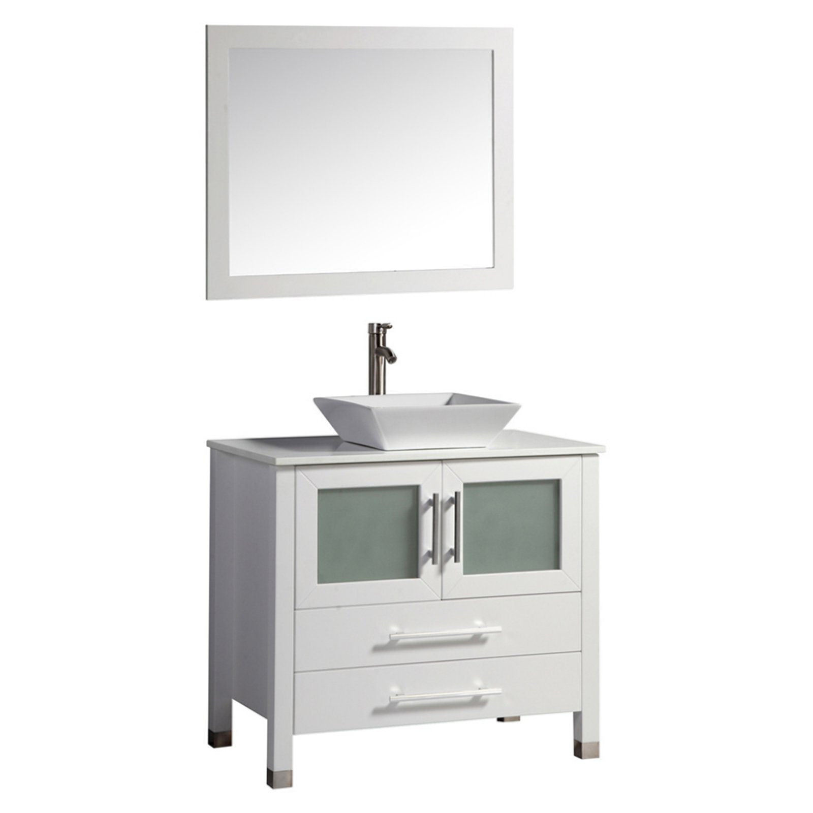 MTD Vanities Malta 36 in. Single Sink Bathroom Vanity Set