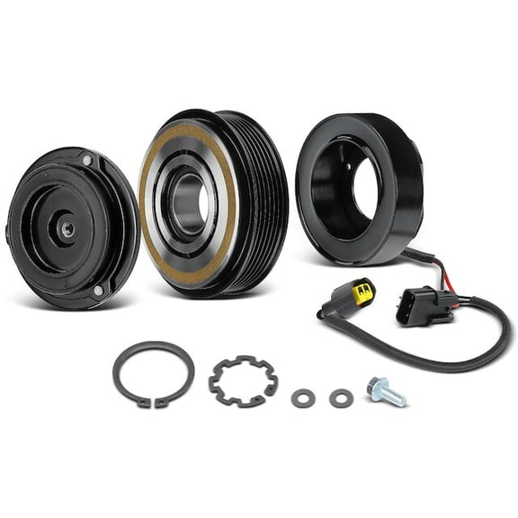 A/C Compressor Clutch Kit One Set - Compatible with 2019 - 2021 Hyundai Tucson 2.0L 4-Cylinder - Autopart Premium