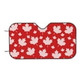 thumbnail image 6 of Lsque Maple Leaves Car Windshield Sun Shade | Accordion Folding Style Auto Shade for Car Truck SUV Van | Blocks UV Rays Sun Visor Protector | Small, 6 of 7