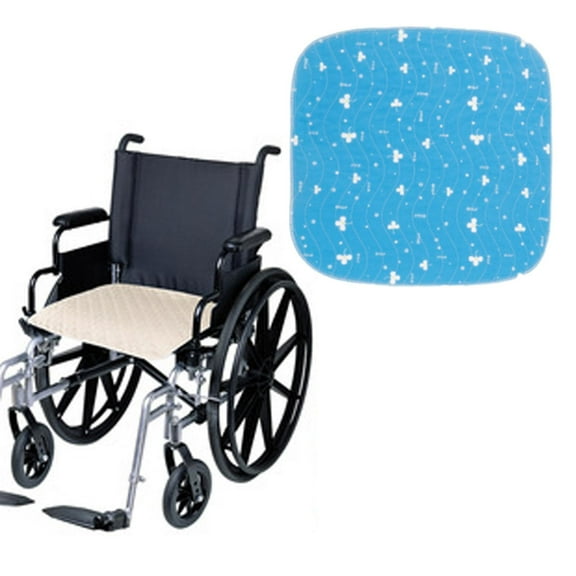 EHJRE Wheelchair Cushion Breathable 18 inch Chair Pad for Patients Seniors Elderly Flower