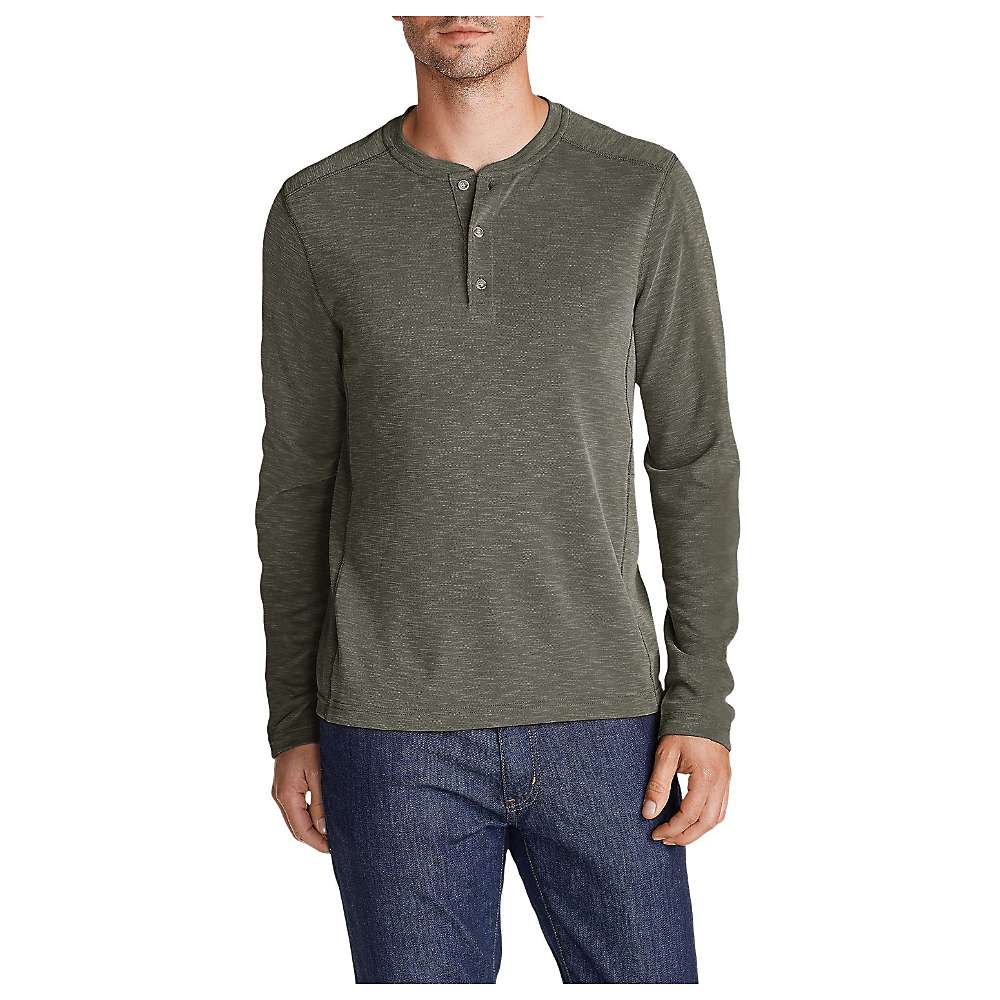 Eddie Bauer Travex Men's Contour Long Sleeve Henley Shirt - Walmart.com