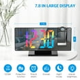 thumbnail image 3 of Digital Clock, AMIR 180° Projection Alarm Clock 7.8'' LED Mirror Display Snooze Function Digital Alarm Clock for Bedroom Kids Elderly Home Office, 3 of 10