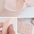 thumbnail image 4 of LYEAA Push up Bras for Women Wireless Seamless Daily Bras Wirefree Adjustable Strap Lift Soft Bralette No Wire Breathable Comfort All Coverage Sleeping Bras Pink 34/75AB, 4 of 5