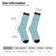 thumbnail image 2 of Balery Teal turquoise shell Calcetas Largas con Estampado para Hombre y Mujer – Suaves y Transpirables, Talla Única (US 5-11), 2 of 6