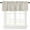 Brown, variant on Black Boho Curtain Valance for Windows/Kitchen/Living Room/Bedroom, Bohemian Geometric Stripes Tribe Farmhouse Rod Pocket Window Treatment Short Drape Topper Small Tier Cafe Curtains Panel 54X18