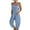 Blue jumpsuits for womens, variant on up to 60% off Gifts Usmixi Jumpsuits for Women Dressy Casual Solid Loose Pocket Adjustable Strap Maxi Jumpsuits Overalls Summer V-Neck Sleeveless Plain Long Formal Rompers Blue xxl