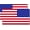 Opposing, variant on UCEI American Flag Car Magnet Waterproof Rectangular Sticker 3x5 Inch