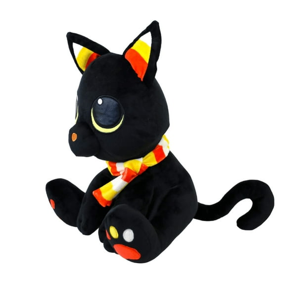 Plushible Halloween Plush 8-Inch Cory the Candy Corn Cat, Cute Halloween Stuffed Animal Toy
