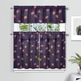 thumbnail image 2 of Sweet Kawaii Strawberry Curtains for Kitchen - 3 Piece Set with Valance, Semi-Sheer & Light Filtering, 2 of 5