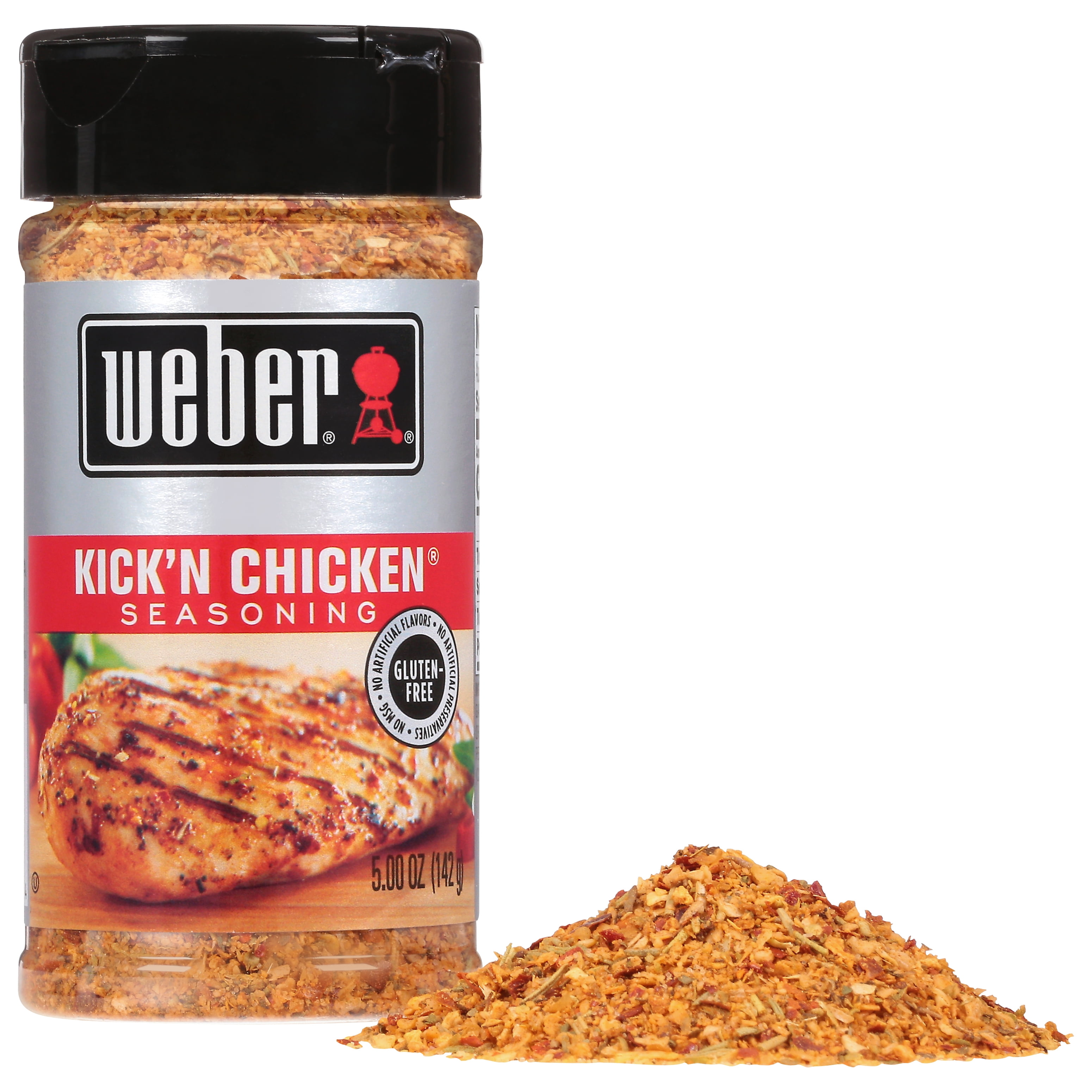 Weber Seasoning Variety 2 Flavor Pack 2.5 Ounce (Chicago Steak and Kick'n  Chicken)